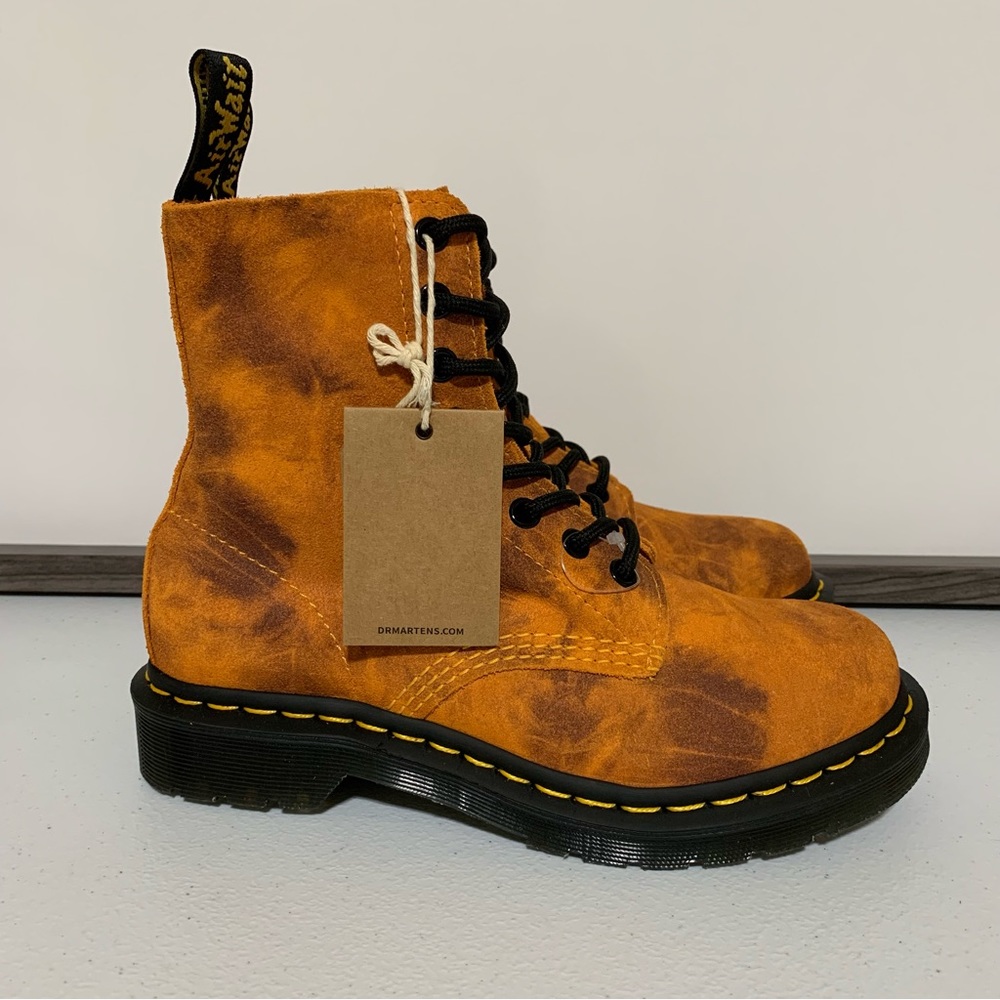 The Dr. Martens 1460 Pascal Tie Dye Leather Lace Up Boots-Size 6 NWT